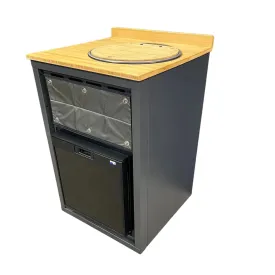 24in Galley - Norcold Fridge Base Cabinet