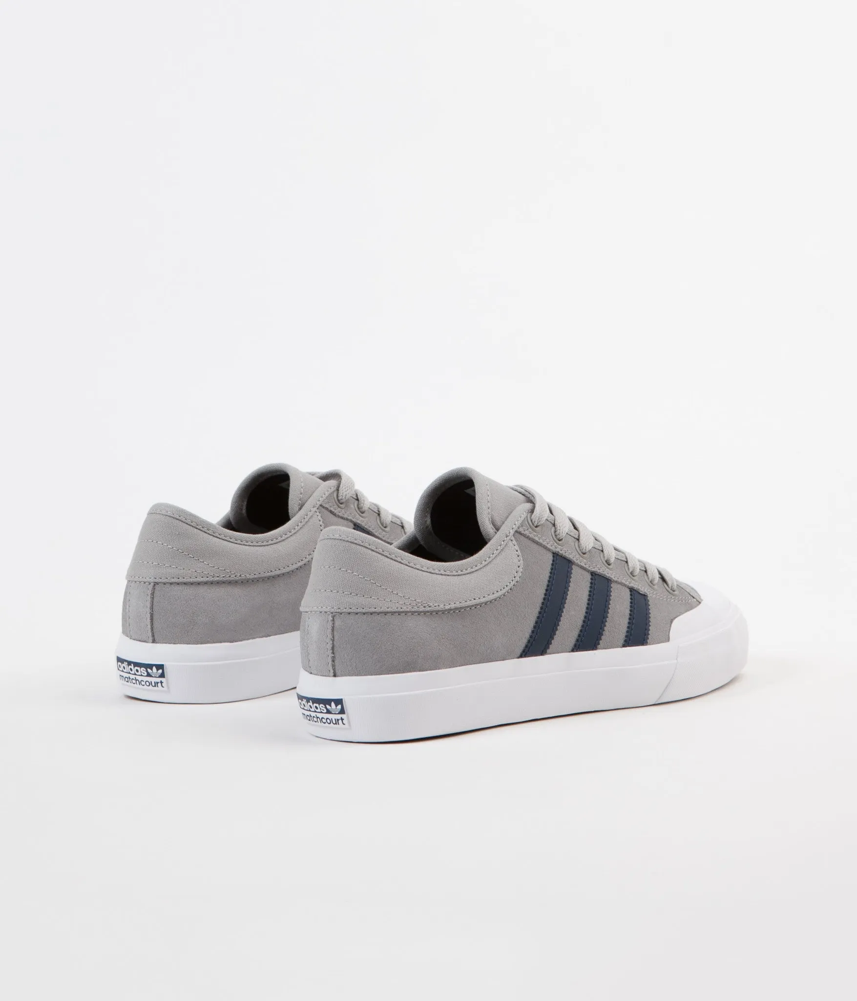 Adidas Matchcourt Shoes - Solid Grey / Collegiate Navy / White