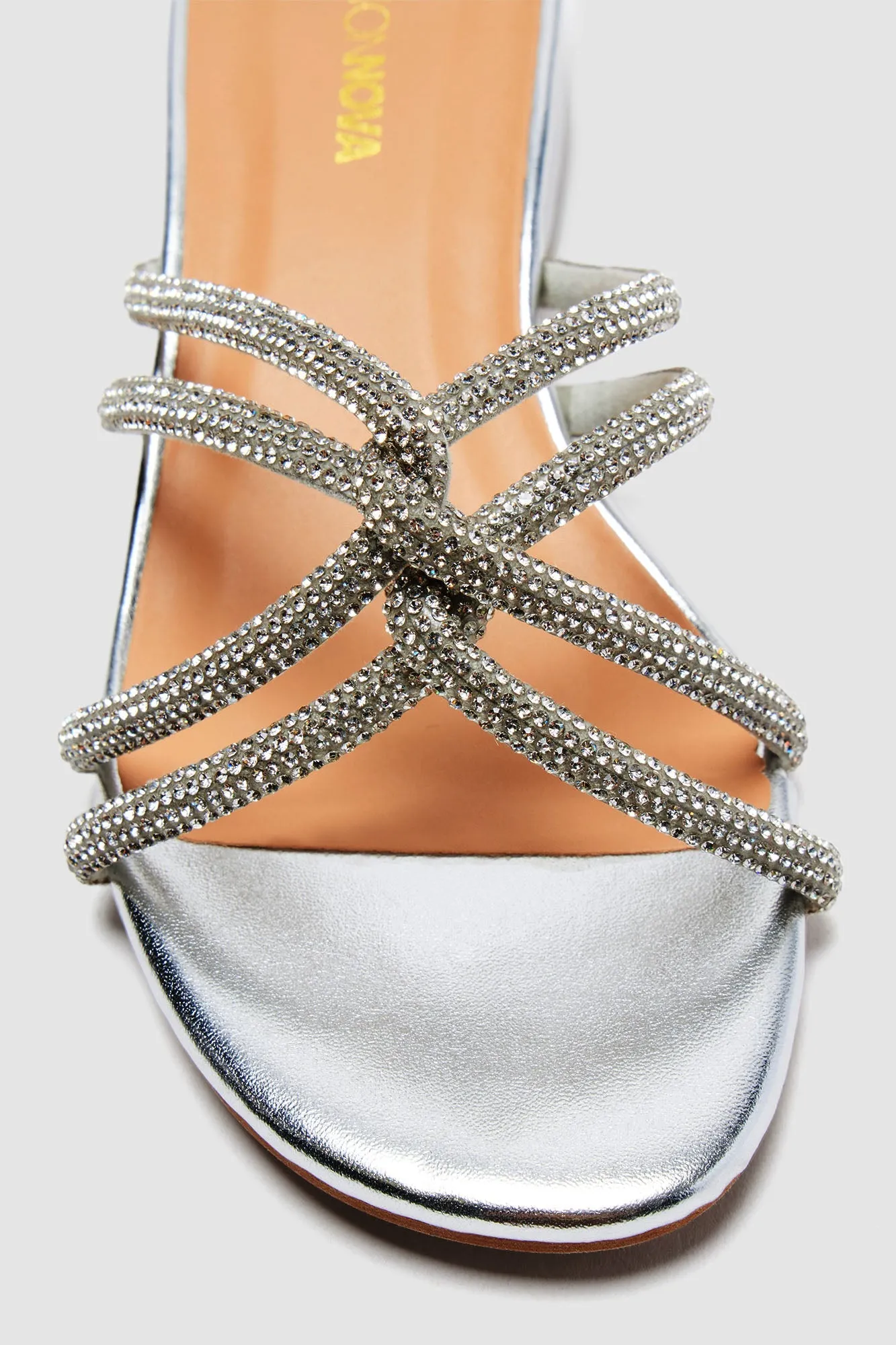 Amozae-A New Look Heeled Sandals - Silver