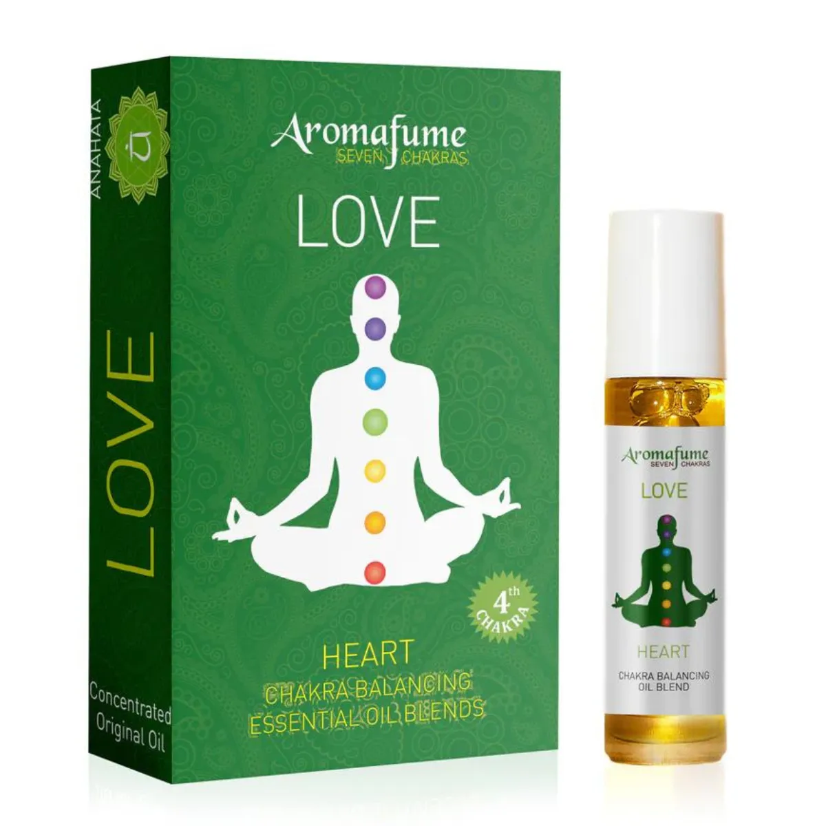 Aromafume Roll On - Heart Chakra - Love