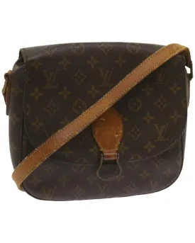 Authentic Monogram Saint Cloud GM Shoulder Bag by Louis Vuitton