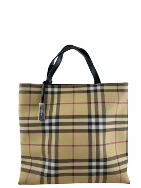 Burberry Classic Nova Check Canvas Tote