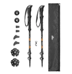 Cascade Mountain Tech - Aluminum Quick Lock Trekking Poles (EVA Grip)