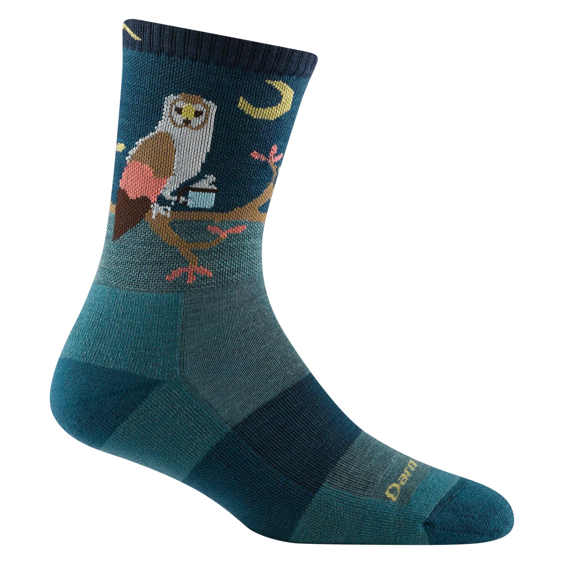 Darn Tough Women's Critter Club Micro Crew Lightweight Hiking Sock - Teal