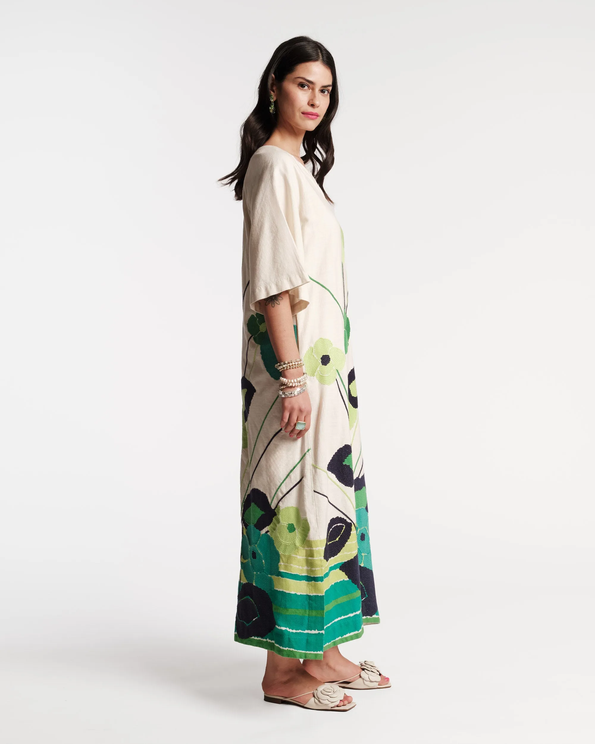 Dreamy Caftan Maxi Grass is Greener