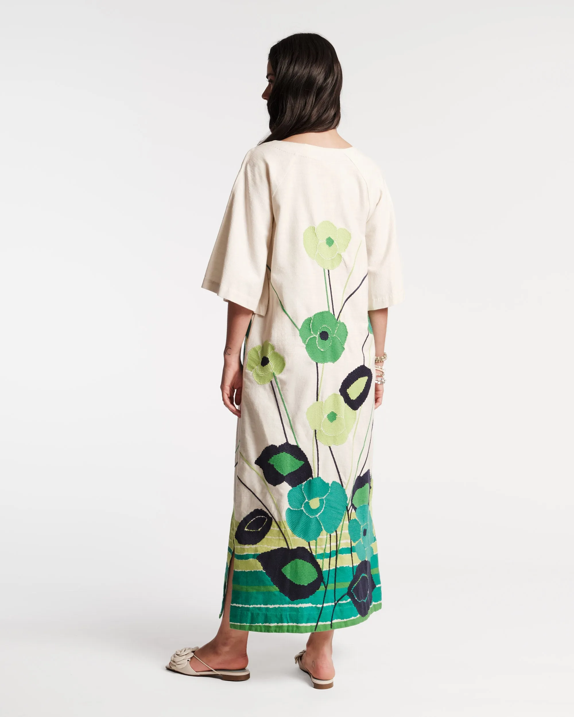 Dreamy Caftan Maxi Grass is Greener