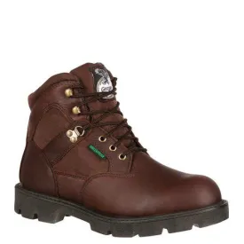 Georgia Men's 6" Homeland Waterproof Work Boot - Brown G106