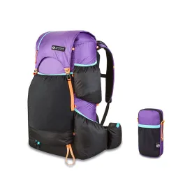 Gossamer - Mariposa 60L Vaperwave   Shoulder Strap Pocket Bonus (2023)