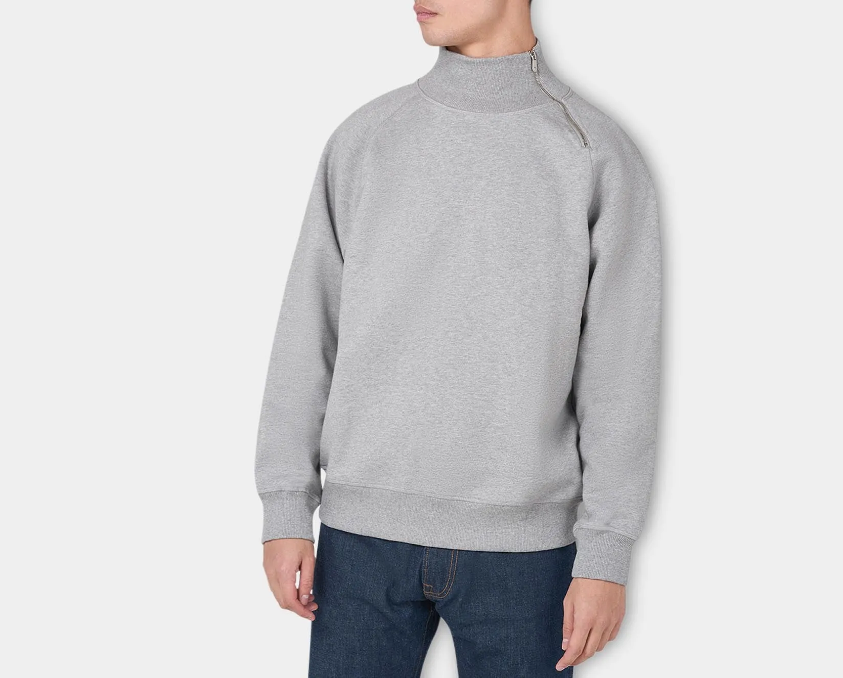 Grey Driving Sweater