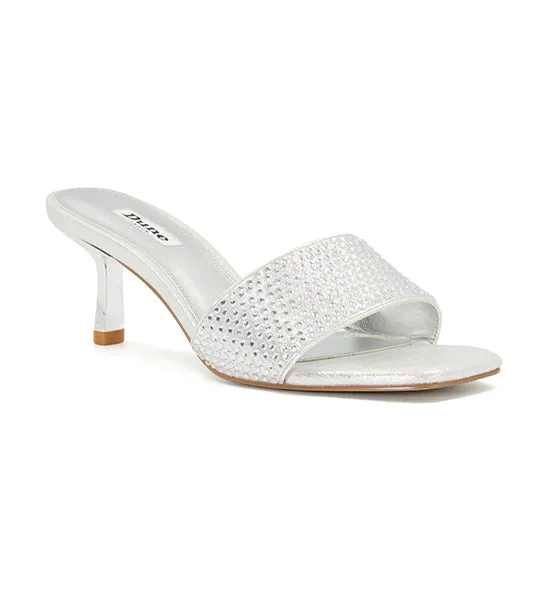 Myka Heeled Sandals Silver