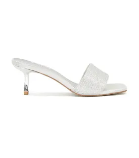 Myka Heeled Sandals Silver