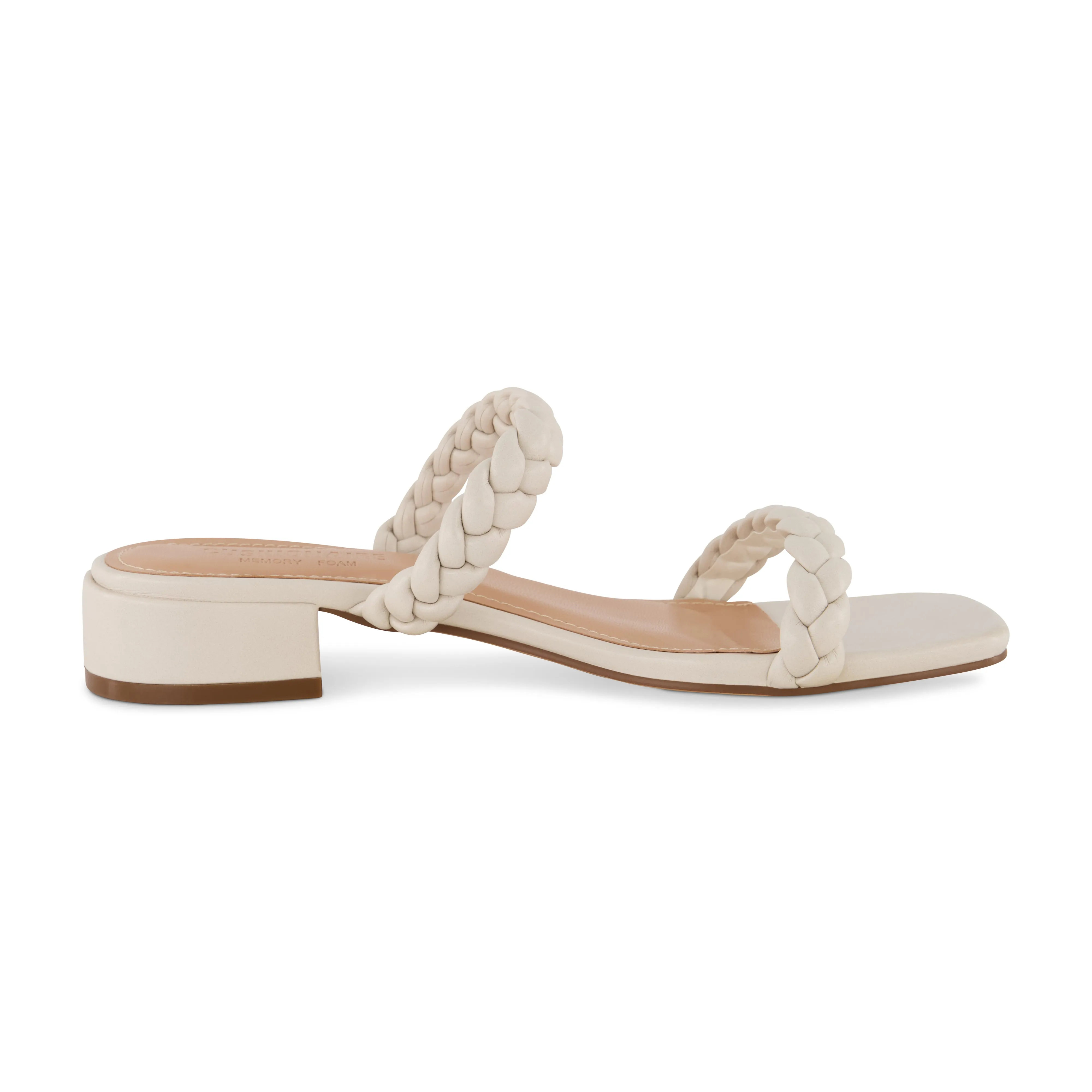 Neptune Braided Two Band Block Heel Sandal