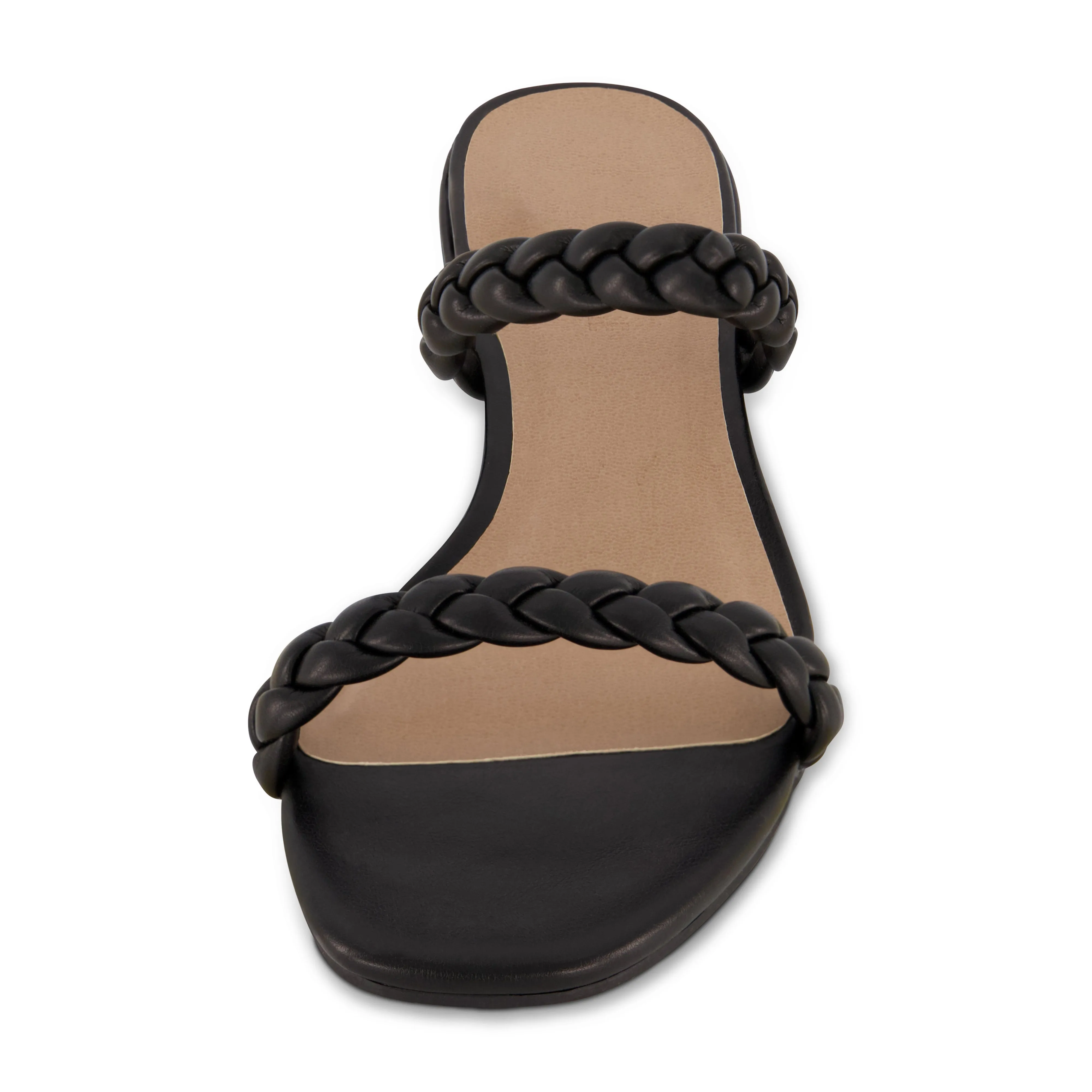 Neptune Braided Two Band Block Heel Sandal