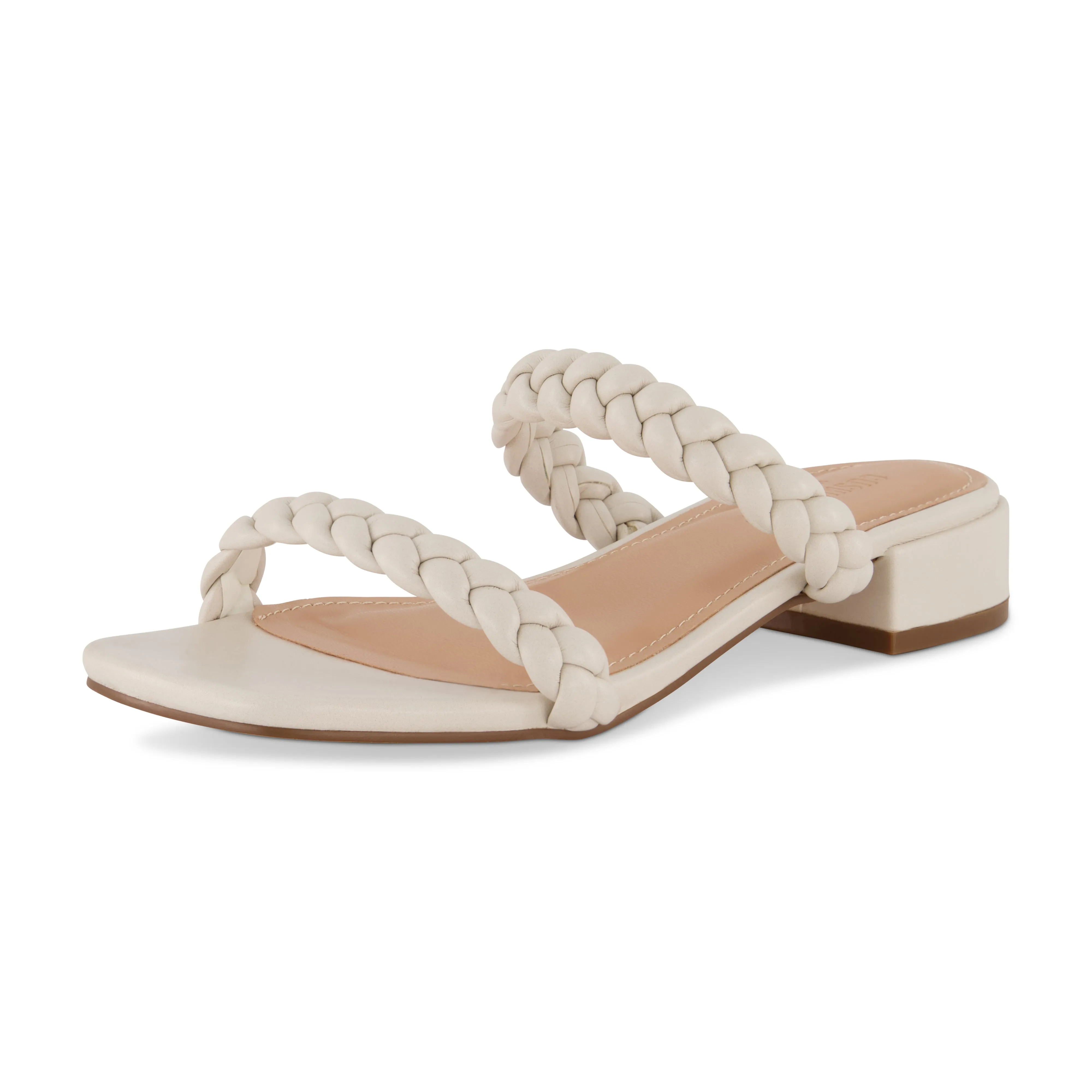 Neptune Braided Two Band Block Heel Sandal