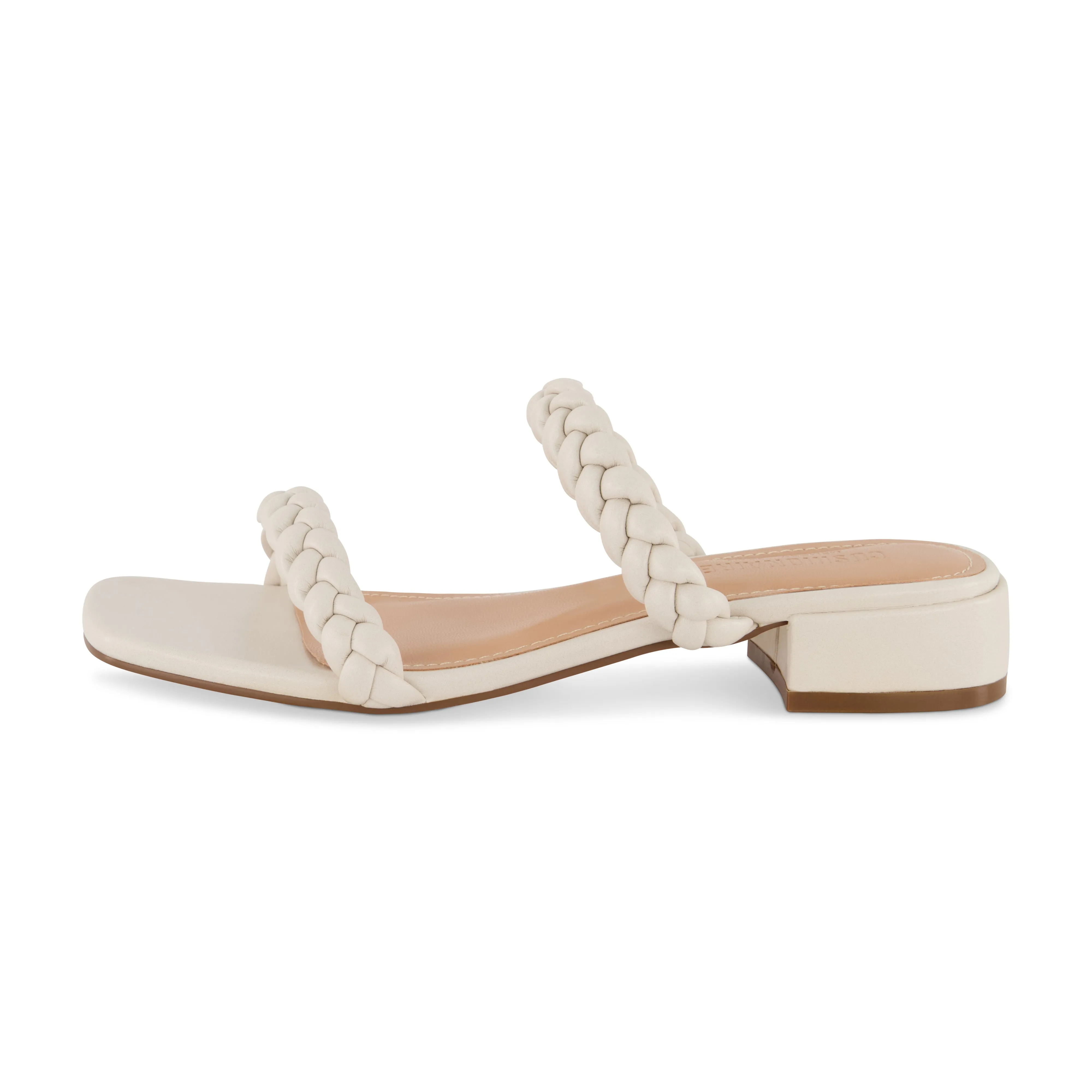 Neptune Braided Two Band Block Heel Sandal