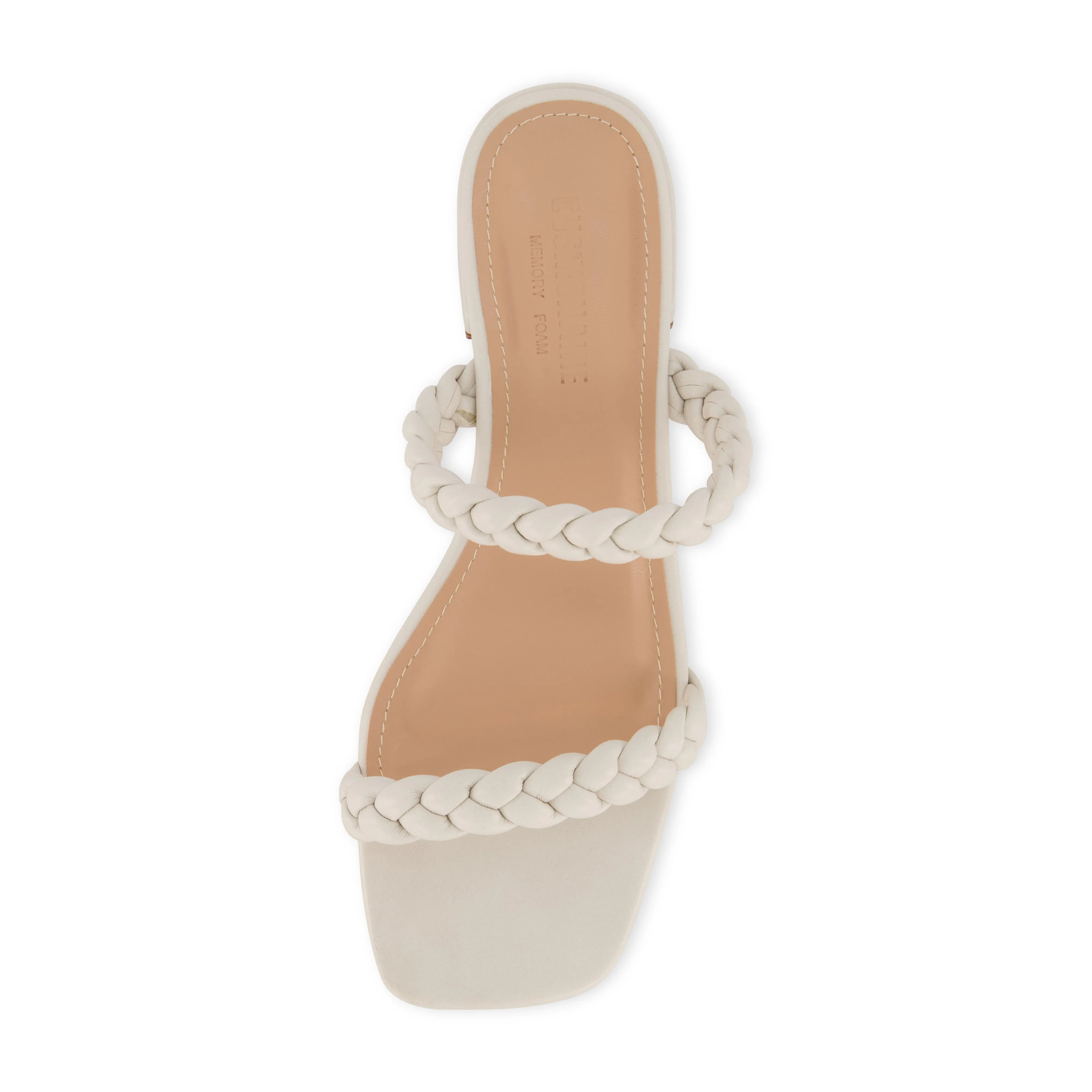 Neptune Braided Two Band Block Heel Sandal