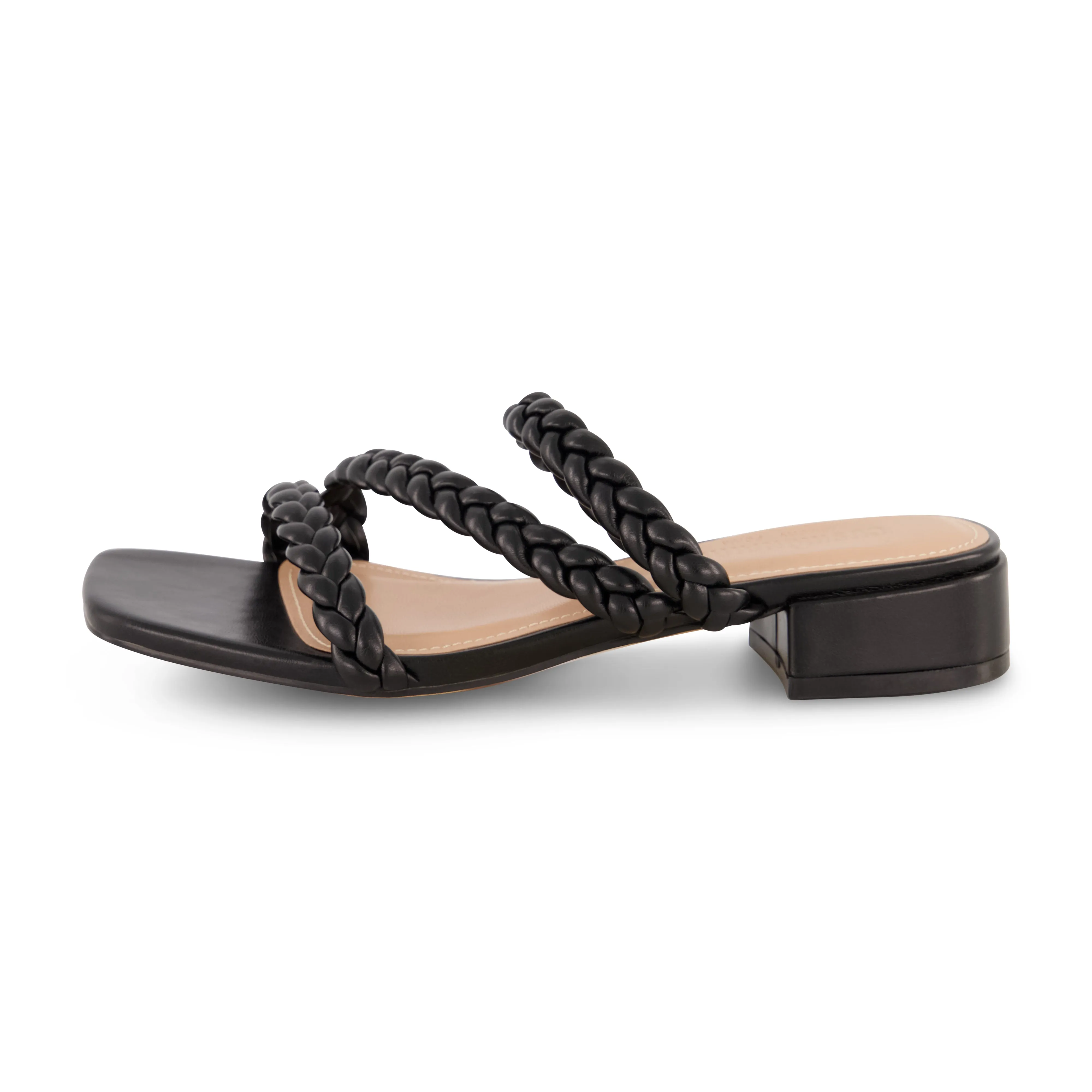 Newton Braided Block Heel Sandal