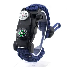 Outdoor Multifunctional Survival Bracelet, Bracelet Kit with campass