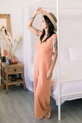 People Of Leisure - Sunset Jumpsuit (Persimmon)