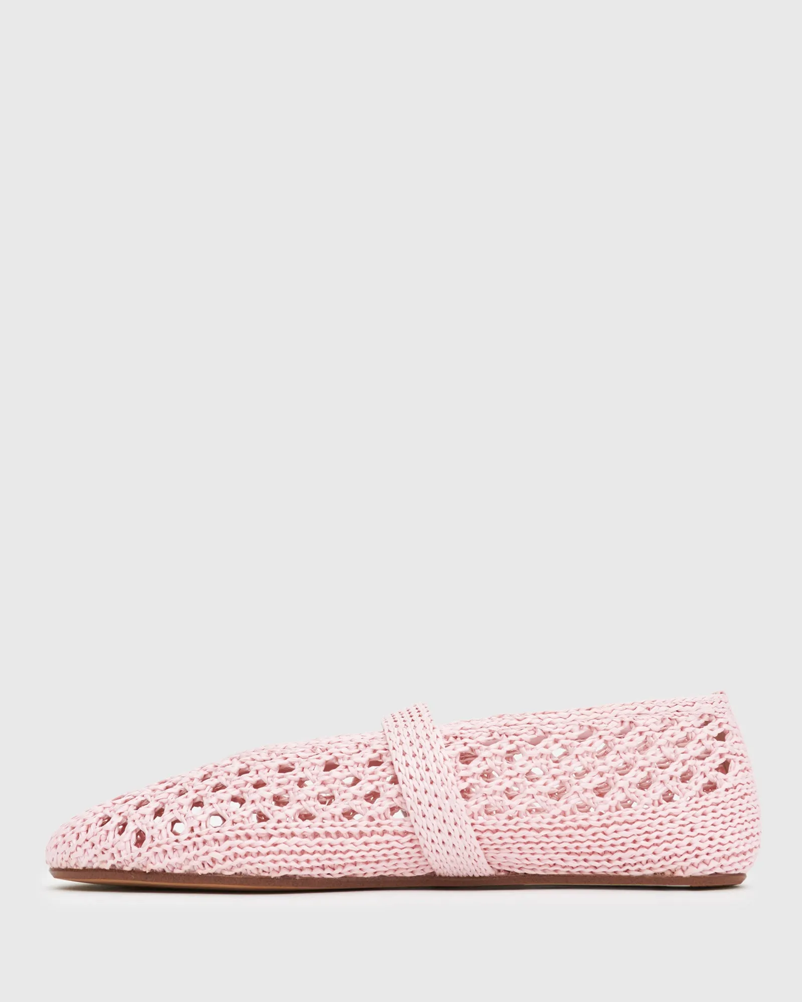 PRE-ORDER ALANA Raffia Ballet Flats