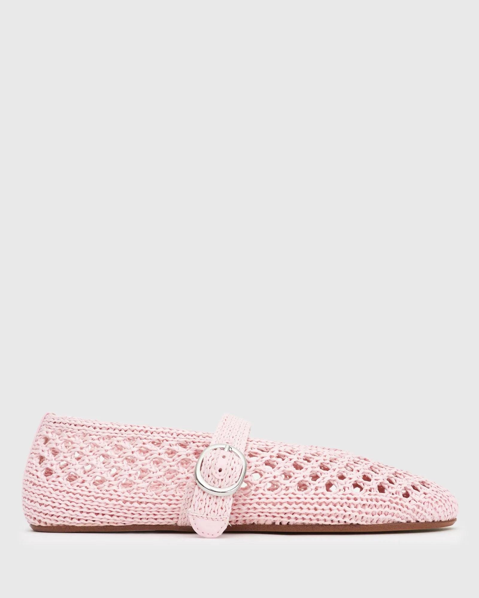 PRE-ORDER ALANA Raffia Ballet Flats