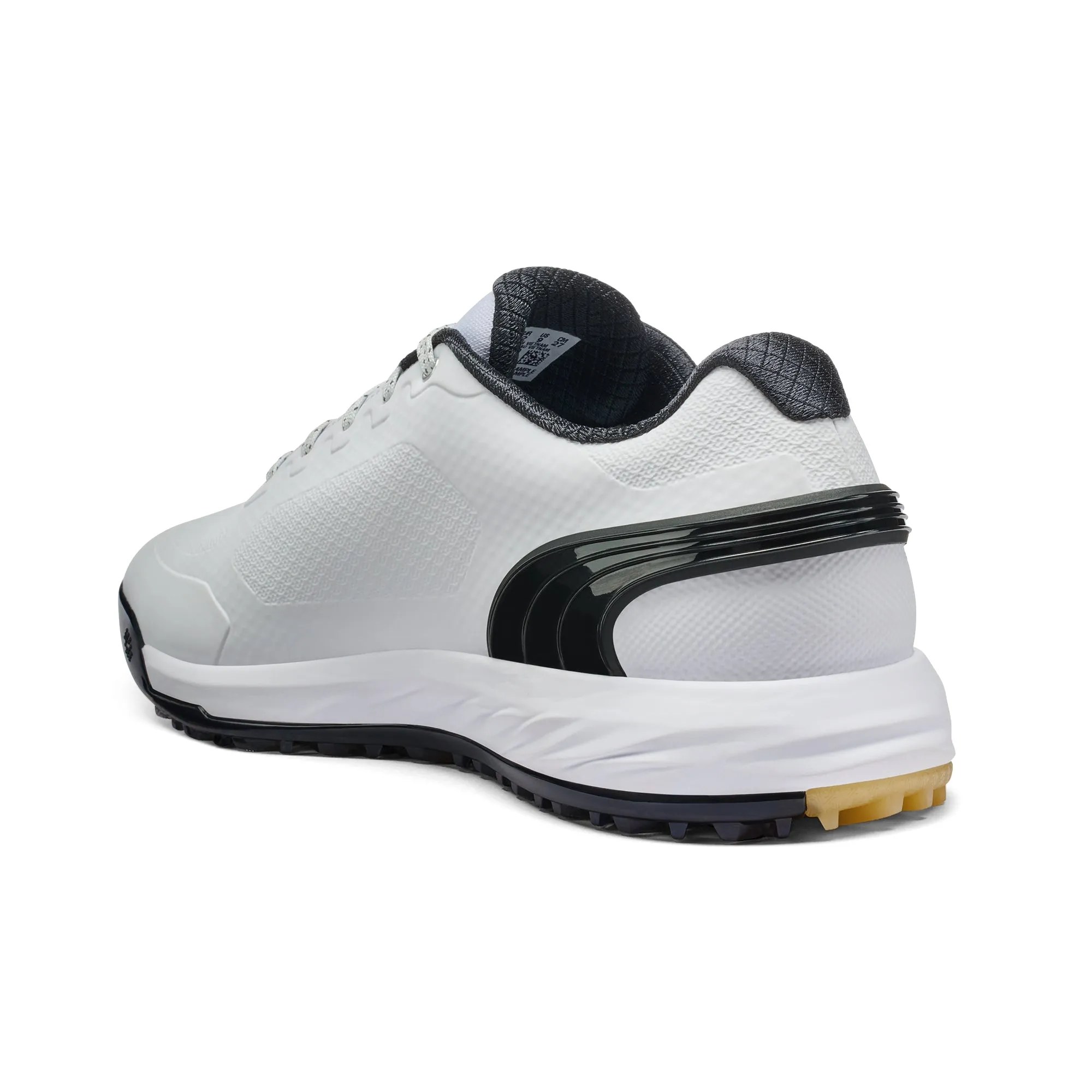 Puma Men's Alphacat Nitro Spikeless Golf Shoes - White/Black/Gum