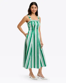 Rosalind Love Circle Dress in Ottoman Stripe