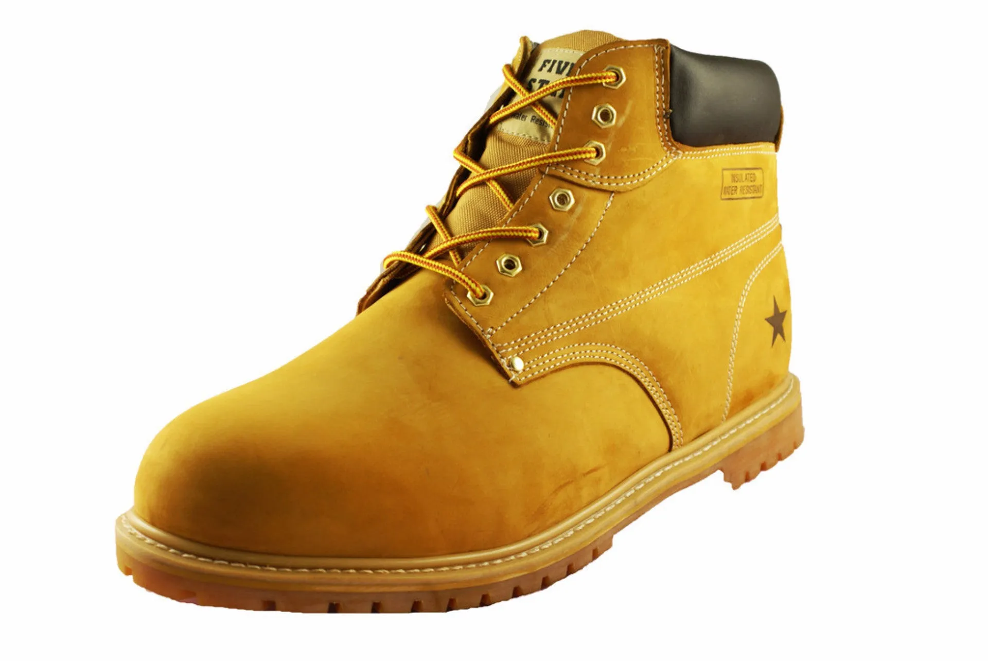 SRS TRW Men's Slip Resistant Work Boot Camel