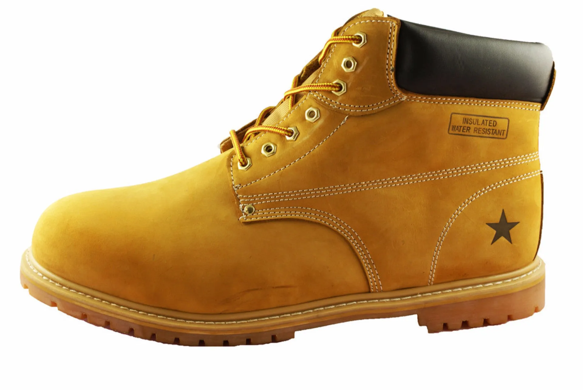 SRS TRW Men's Slip Resistant Work Boot Camel