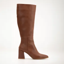 Valerie - Brown Knee High Boots