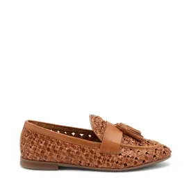 WOVEN LEATHER LOAFERS